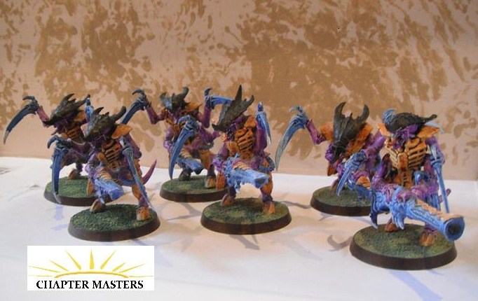 Tyranid Warrior, 
      
 
 
 
 
 Tyranid Warrior with        Barbed  Stangler,  Barbed  Strangler,